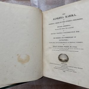 The Sankhya Karika or Memorial Verses on The Sankhya Philosophy