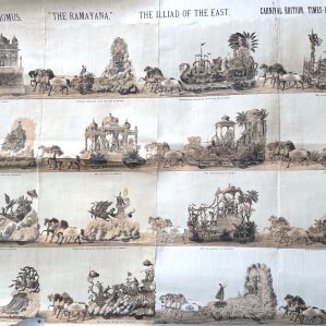 Printed Panorama of The Ramayana